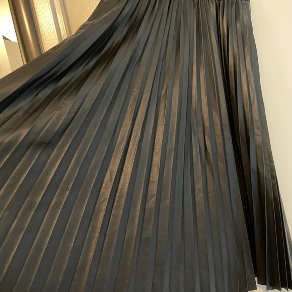 Aritzia Babaton Leather Black Maxi Skirt - Picture 2 of 3